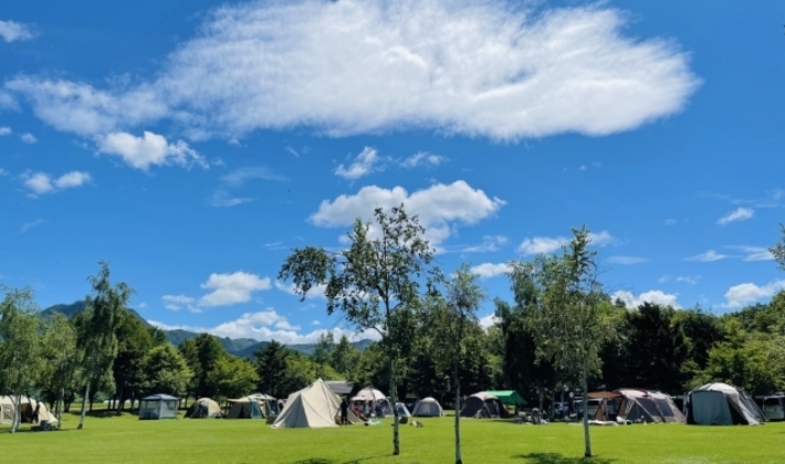 キャンプの風景